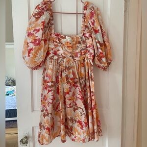 Abercrombie puff sleeve dress